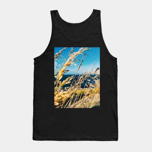 Golden Grass Tank Top by visualspectrum